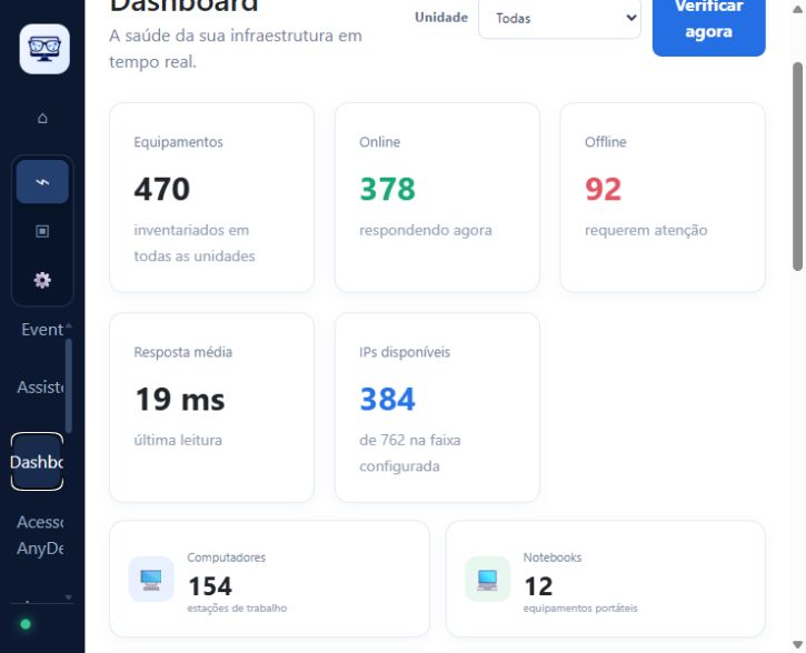 Outra tela do InfraWatch